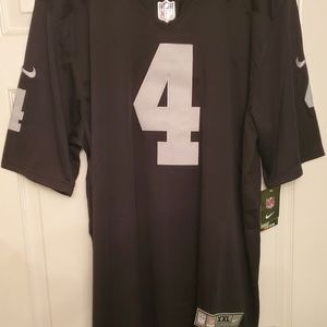New 2XL Raiders Derek Carr Jersey